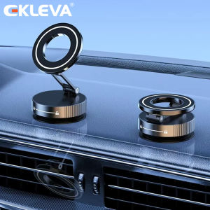 EKLEVA 360° Rotating Vacuum Car Phone Holder New Model Dashboard Glass Mount Multi-Scenario Automotive Navigation Stand