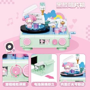 Toptoy Sanrio Global Travel Series Trendy Birthday Gift Gift Mipacha Dog Puzzle Girl Building Blocks