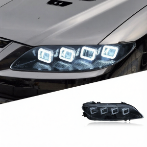 YLKJAUTO | Modified Mazda 6 Headlight Assembly Bugatti Style LED DRL Flow Turn Signal