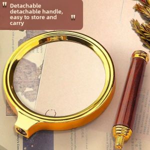 MONLEYTA | High Definition Handheld Magnifying Glass For Reading Mobile Phone Repair 30 Times Magnification German Precision Science Large Mirror