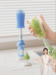 EMXEE | Portable Baby Bottle and Nipple Cleaning Brush Set