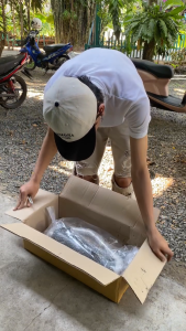 ท่อไอเสีย Podium One สำหรับ Yamaha Grand Filano/QBix/Fino125/GT125/Fazzio/Freego 25/32mm มีมอก คุณภาพสูง