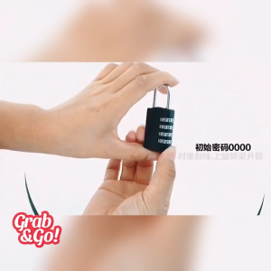 Combination Luggage Lock 3-Digit Password Travel Gym Locker Backpack Lock 密码锁挂锁家用门锁大门户外防水