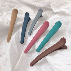 🔥Orfila Korean Version Ins Net Red Hair Accessories Fringe Clip Small Fresh Mori Hairpin Color Duckbill Clip COD