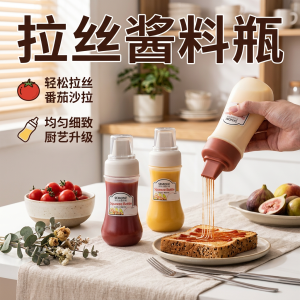 Jiaxun | Squeeze Bottle for Tomato Salad Dressing Five Holes