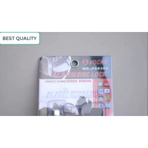 Kunci Disc & Piringan Cakram Rem Motor: Alarm & Gembok Pengaman Anti Air