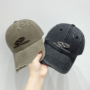 Retro Letter Embroidery Baseball Cap For Men And Women Hip Hop Denim Peaked Hats Spring Summer Outdoor Casual Sun Hats Gorras