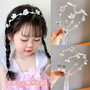 Childrens Flower Butterfly Braid Headband Ancient Style Hair Accessories Girls Hair Clip Cat Brand Summer New Arrival