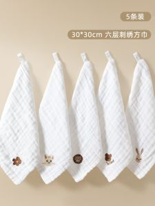 Ultra Soft Pure Cotton Muslin Newborn Baby Towel Children Full Cotton Square Handkerchief for Babies And Toddlers