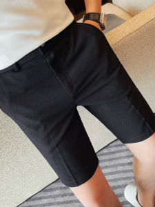 Quần Dài Nam Kẻ Sọc Màu Trơn Cổ Điển Mỹ Quần Dài Công Sở Mùa Xuân Thu Quần Short Năm Nút Quần Dài Nam Phong Cách Công Sở Thường Ngày