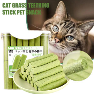 Cat Grass Teeth Grinding Stick Pet Snacks Hairball Removal Mild Hair Row Ready To Eat Cat Baby Cat Teeth Cleaning Sticks