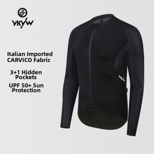 uncyc | Long Sleeve Mens Professional Racing Jersey Cool Feel Fabric