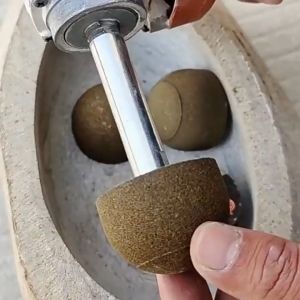 Đầu đá mài hình nấm chà nhám nạo khoét lỗ gạch đá bê tông