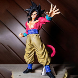 Bandai | Super Saiyan 4 Goku Anime Game Peripheral Models Trendy Toys Anime Figurines Table Decorations and Birthday Gifts