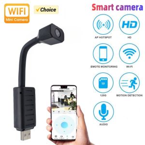 Arbitrary angle Full HD 720P Portable WiFi IP USB Mini Camera Remote View P2P Wireless Misro Webcam Camcorder Video Recorder