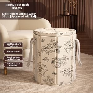 COLORFUL SUMMER DRESS | Portable Foldable Foot Bath Basin for Deep Soaking