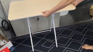 Modern Compact Multi-Seat Folding Dining Table with Adjustable Legs and Wide Capacity