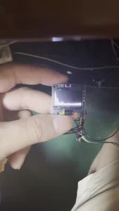 Màn Hình Hiển Thị Phổ Âm Nhạc OLED 0.96 Inch Bộ Phân Tích Âm Thanh Stereo Mô-đun Chỉ Báo Mức VU Đèn Nhịp Điệu Đèn Nền Khuếch Đại Công Suất Đèn Tạo Không Khí