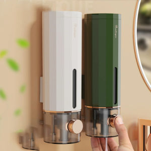 1-2PCS Hole Mounted Manual Soap Dispenser For Household Bathroom Foam Ssqueezing Soap Dispenser For Hotel Press Soap Dispenser