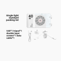 Portable LED Video Light 40W RGB Pocket-Sized Mini Portable Light Temperature Control Built-in Rechargeable Battery PD Charging. 