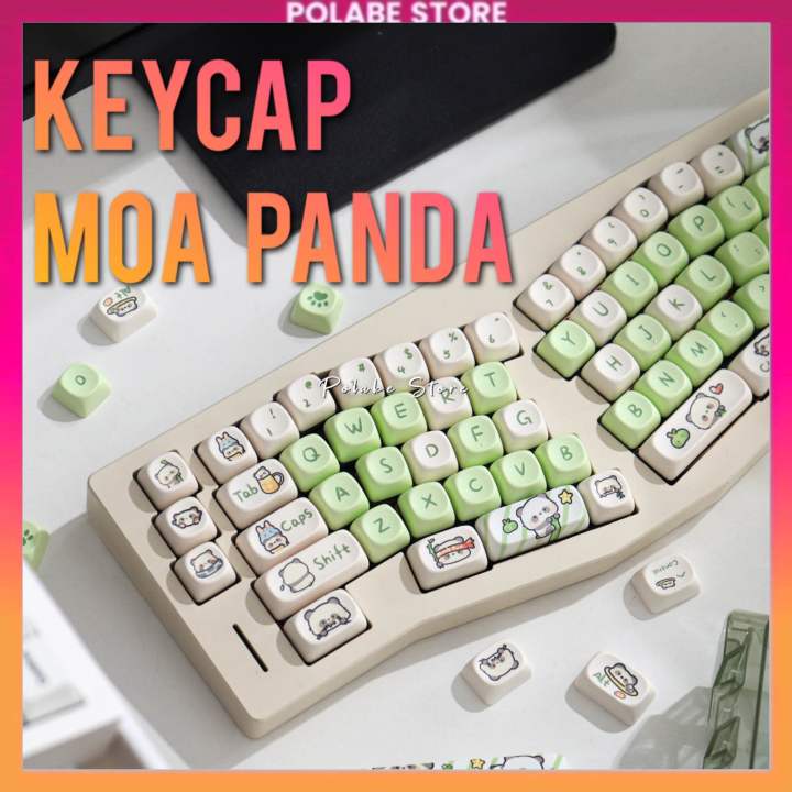 Panda Keyboard Olua Keycap MOA Panda MOA Profile PBT Dyesub bàn phím cơ - Polabe Store ...
