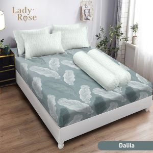 Lady Rose - Sprei King 180x200 Bantal 4 Tinggi 20