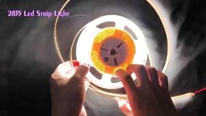 UL Listed 2835 LED Strip Light 120 240 LEDs/m 16.4ft Flexible Ribbon Led Tape RA90 SMD2835 Led Lights 3000K-6000K DC12V 24V