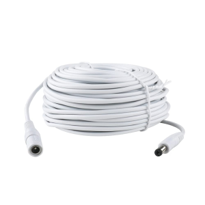DC Power Extension Cable 1M/3M/5M/10M/15M/20M/30M 2.1mm x 5.5mm Plug Compatible with 12V DC Adapter Cord for Security Camera