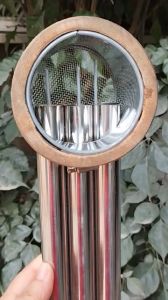 Ống Hơ Ngải Cứu Ba TRE-Inox - Dụng Cụ Diện Chẩn - Dùng Cho 3 Điếu Ngải Cứu - SPA - Massage - Trị Liệu