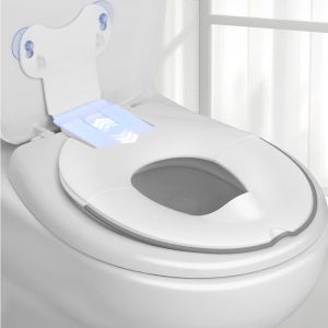 Foldable Toilet Seat For Children Flip & Sit Potty Seat Attaches to Toilet Securely Space Saving Design Fits Most Toilets