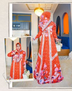 (20) ELDEENA BELONA  Baju Gamis Silk Luxury Belona Series By eLDeena signatur. Nazra Sha