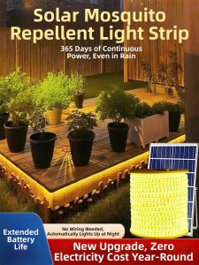 YUANMUXUAN | Waterproof Solar Powered LED Insect Repellent Light Strip