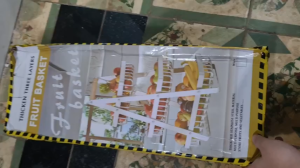 Kệ Đựng Đồ Nhà Bếp Đa Năng 3 Tầng màu đen DECOR Giỏ Đựng Gia Vị Trái Cây