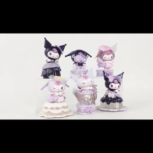 Bandai | Day and Night Series Blind Box Chibi Dolls Desk Decor Toys Birthday Gifts Mystery Figure Surprise