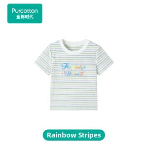 Purcotton | Sweet Printed Breathable Girls T-shirt