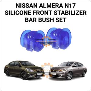 2PCS NISSAN ALMERA N17 SILICONE FRONT STABILIZER BAR BUSH SET