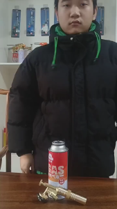 Cassette gun heads Burner Flame Gun High Temperature Copper Gas Torch Brazing Barbecue Kitchen Baking Tool Flamethrower