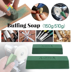 (Fast Delivery)150G/510G Green Buffing Soap Stainless/Brass Polishing Soap Abrasive Buffing Soap