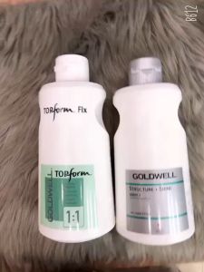 Dập uốn đa năng siêu quoănsiêu mềm tóc LOTION VÀ TOPFORM GOLDWELL 1000ml