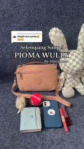 GROSIRAN OMYGOOSE PIOMA WULLY TAS SELEMPANG BAHU WANITA / TAS TANGAN 2IN1 / SLING BAG POLOS / TAS NYLON