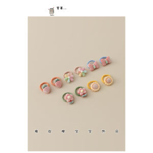 Korean Style Baby Girls Hair Ties Small Size No Damage Hair Bands Cute Children Hair Accessories Baby Hair Rings for Girls