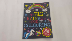 My Big Rainbow Book of Colouring for Kids to Doodle & Colour Fun Illustrations
