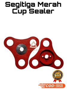 Segitiga Merah Cup Sealer / Penjepit Plastik Roll Cup Sealer ( Untuk Semua Merk Mesin Cup Sealer )