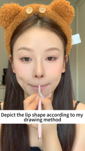 Lip Liner Matte Lipliner Pencil Long-lasting Double-ended Lip Makeup Highly Pigmented Waterproof
