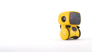 AT หุ่นยนต์เสียงอัจฉริยะสามารถร้องเพลงเต้นรำสนทนาสอบภาษาอังกฤษเกมการสอนและของขวัญสำหรับเด็กๆ