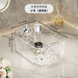 กล่องเก็บของอะคริลิกใสสำหรับจัดระเบียบเครื่องสำอาง ลิปสติก ของกิน ครีมบำรุงผิว ชั้นวางของหรูหรา สำหรับจัดระเบียบของใช้ในบ้าน