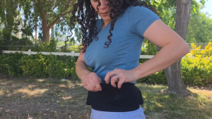 Multi-functional breathable running waist bag outdoor mobile phone bag waterproof high-capacity waist bag Tahan lama