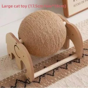 VOA | Standing Ball Roller Wooden Cat Scratcher