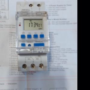 COD Taffware alat pemutus aliran listrik Programmable Digital Timer Switch Relay 20 Program 220V 16A