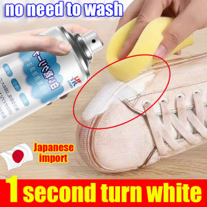 💦Japanese import💦 white shoe cleaner 360ml Convenient and quick foam scrubbing does not hurt shoes White Shoes Cleaner shoe detergent Shoe Cleaner For Sneakers shoe cleaner foam spray